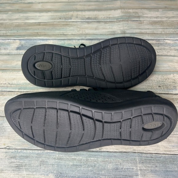 Crocs Literide Pacer Sneakers Shoes Mens Size 11 Black - Picture 11 of 11